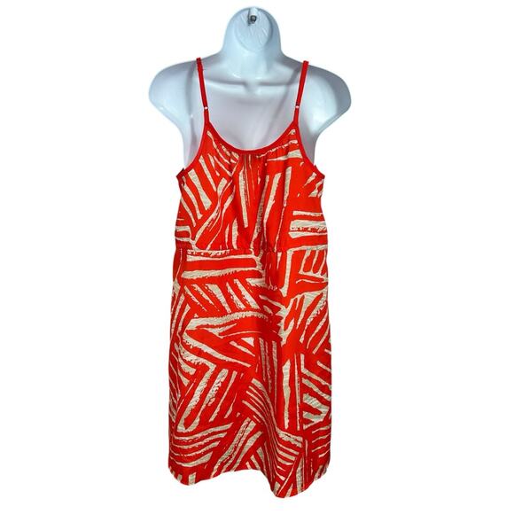 Mossimo Orange Sleeveless Dress Sz Small Lightweight Knee Length Loose - Picture 6 of 7